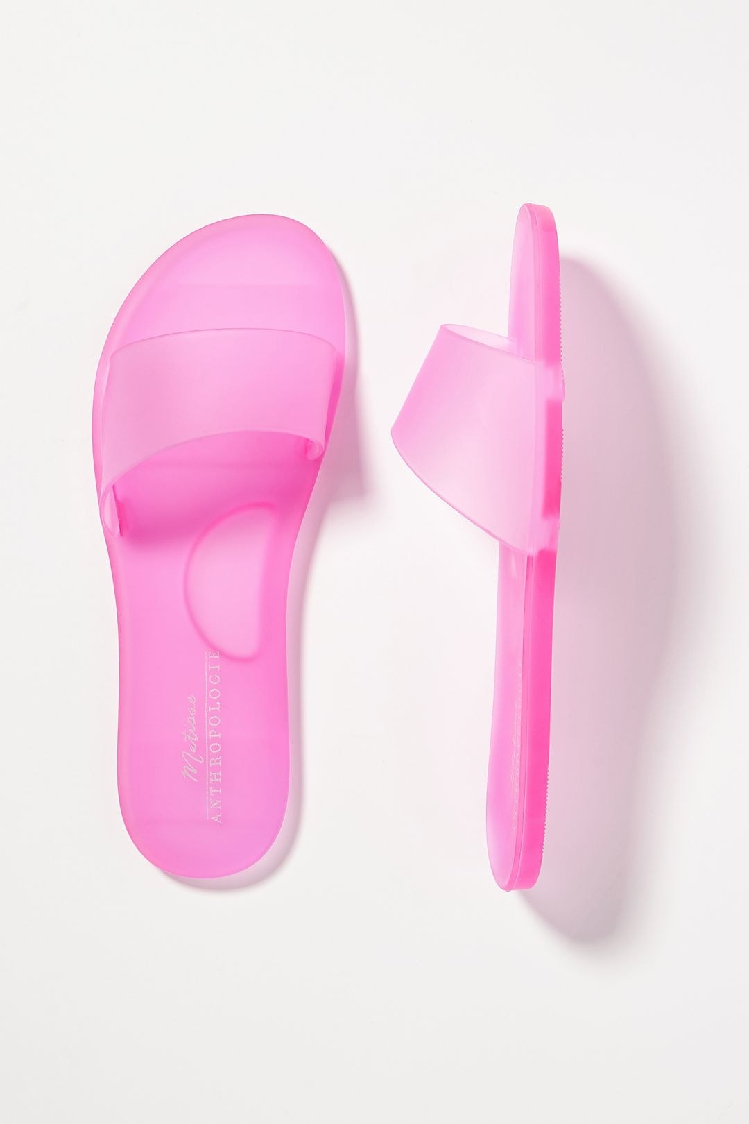 the pink matisse jelly sandals
