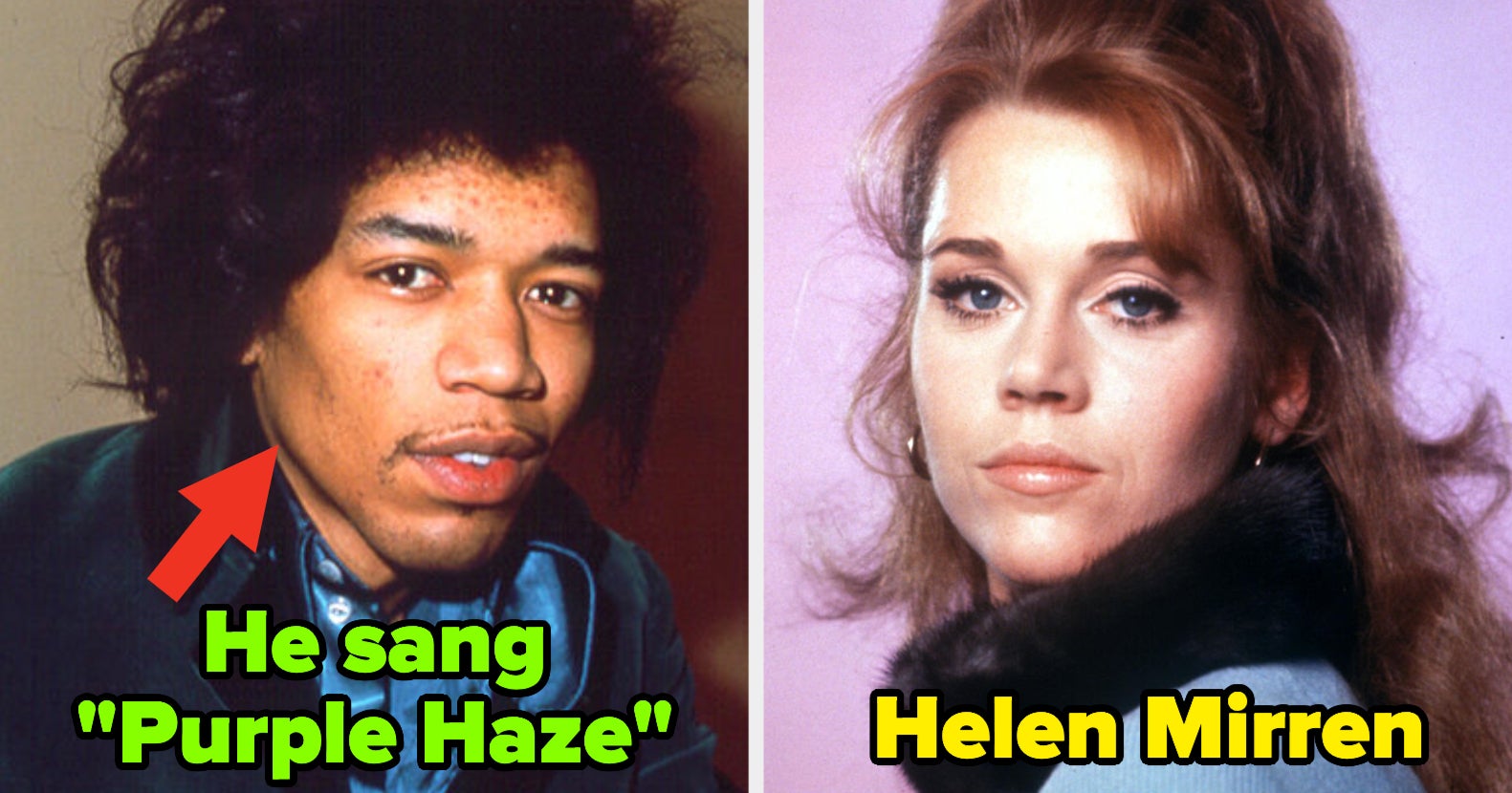 Millennials Identify &rsquo;60s Celebs Quiz