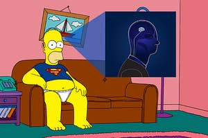 An x-ray showing that homers brain is too small