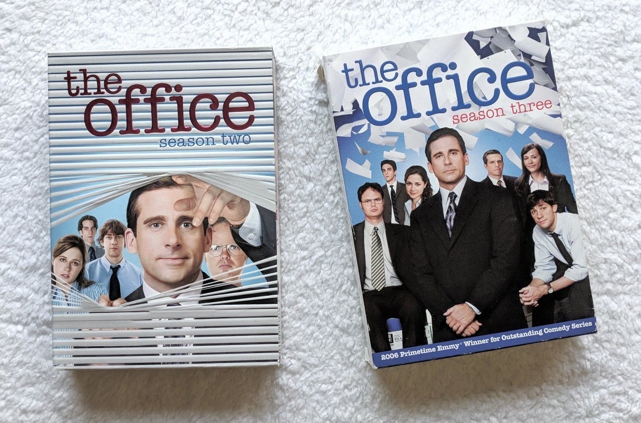 DVDs of seasons 2 and 3 of The Office