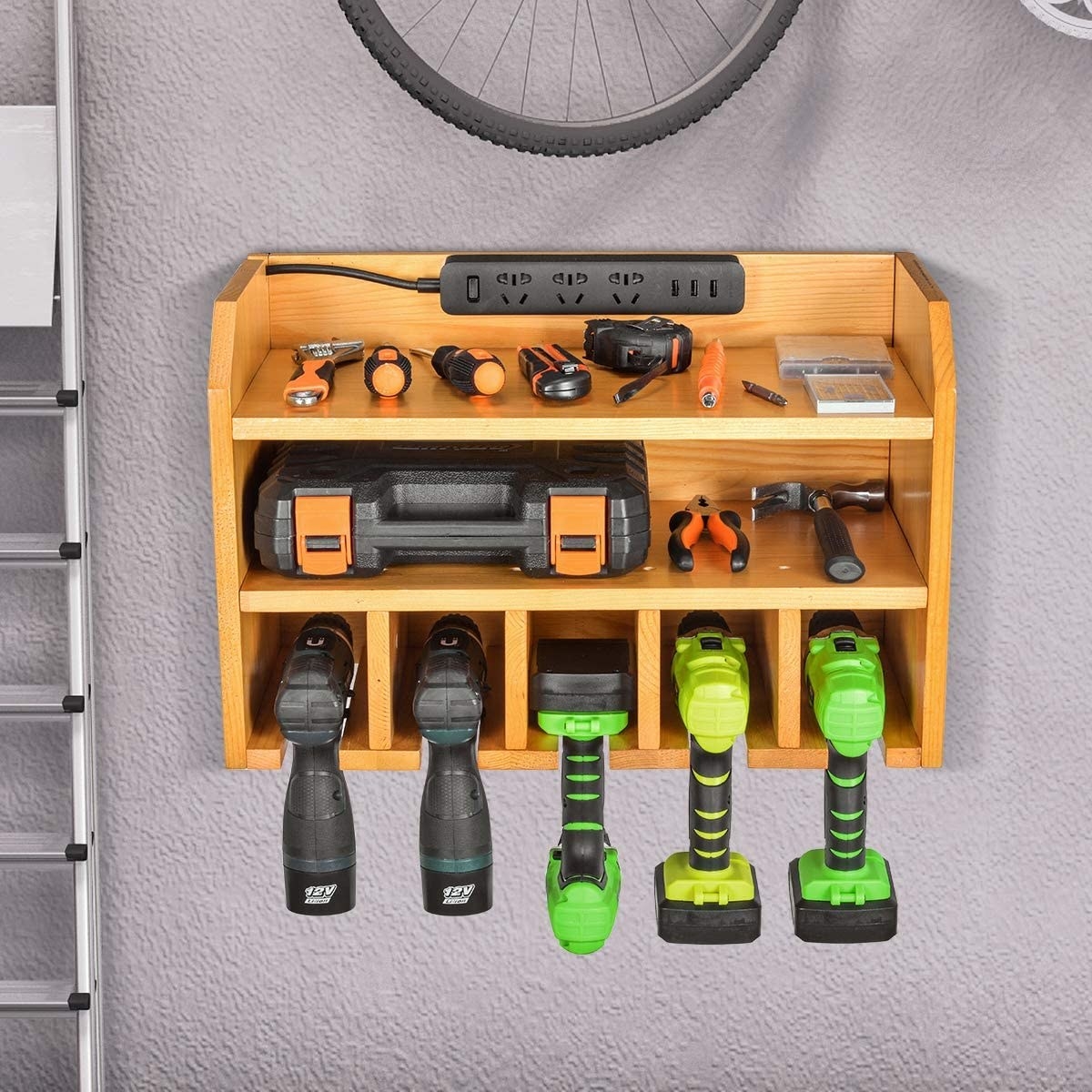Several tools in the organizer