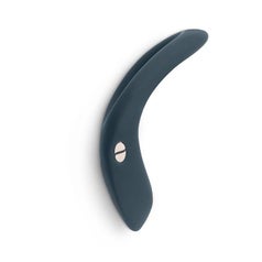Gray silicone cock ring (side view)