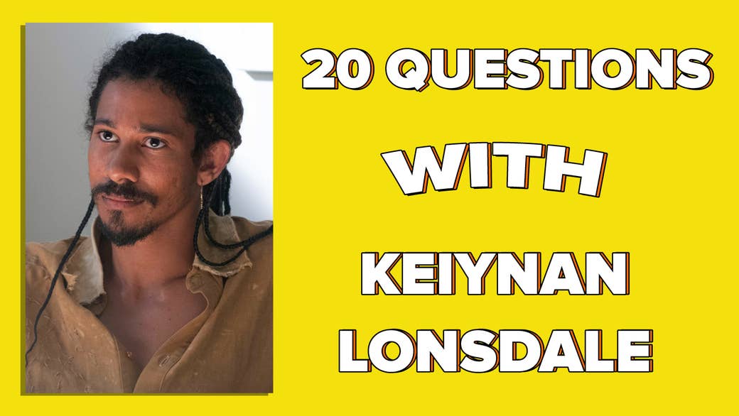 An image of Keiynan Lonsdale next to text saying &quot;20 Questions With Keiynan Lonsdale&quot;