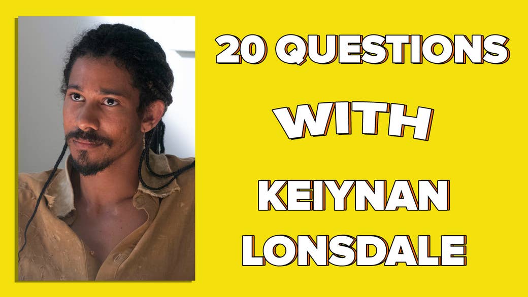 An image of Keiynan Lonsdale next to text saying "20 Questions With Keiynan Lonsdale"