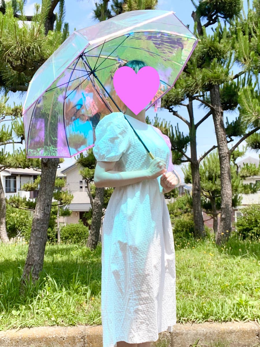 こんな可愛い傘 初めて フランフランの オーロラ傘 に一目惚れしちゃいました