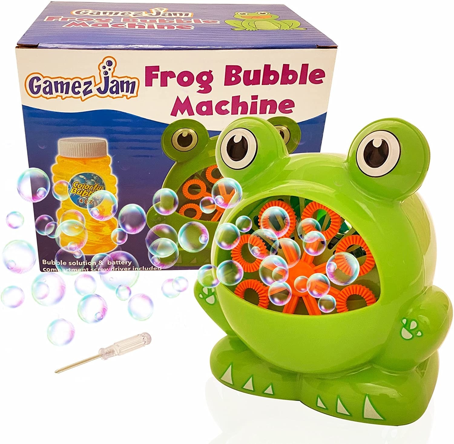 frog bubble machine
