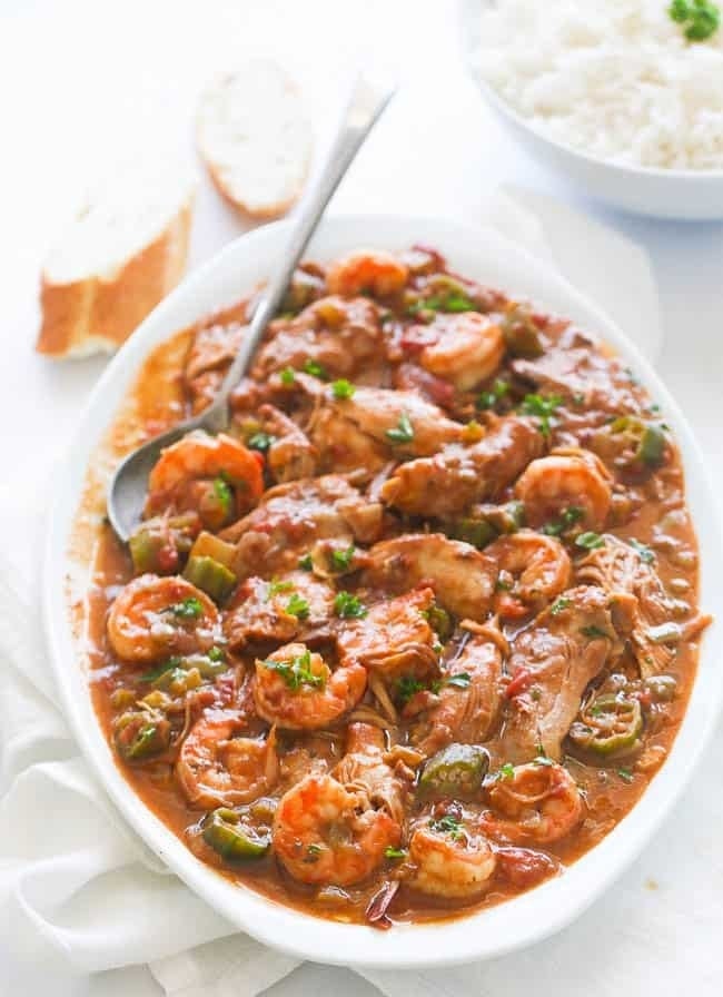 Chicken, Shrimp and Sausage Gumbo