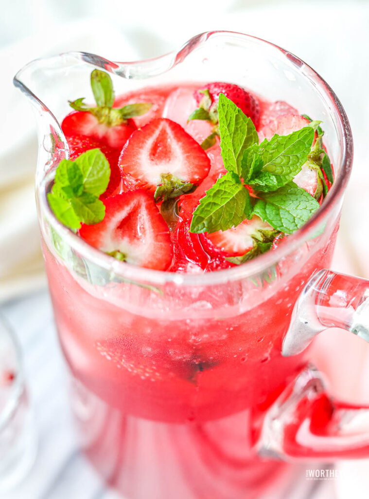 Strawberry soda