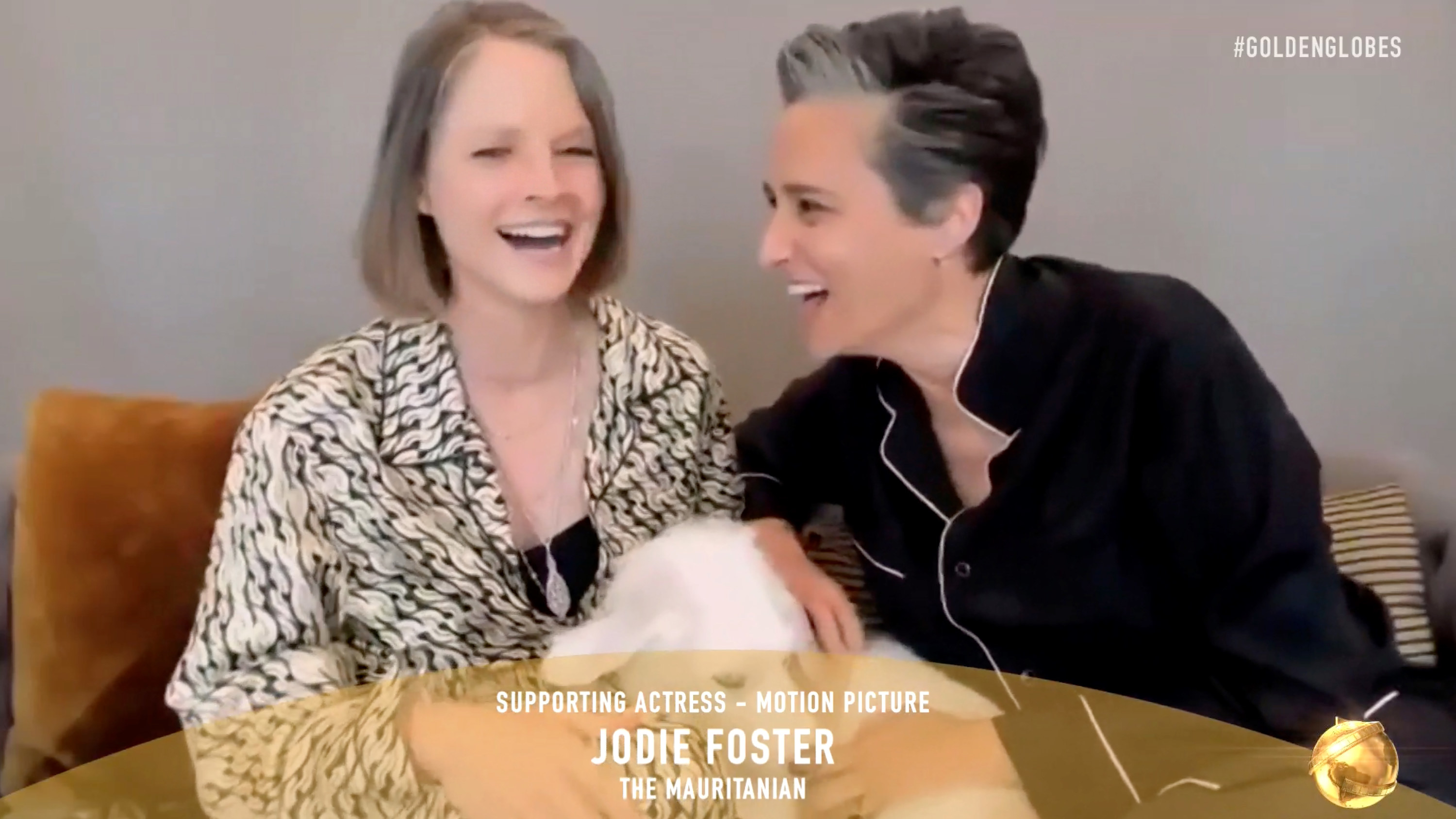 Jodie and Alexandra laughing together
