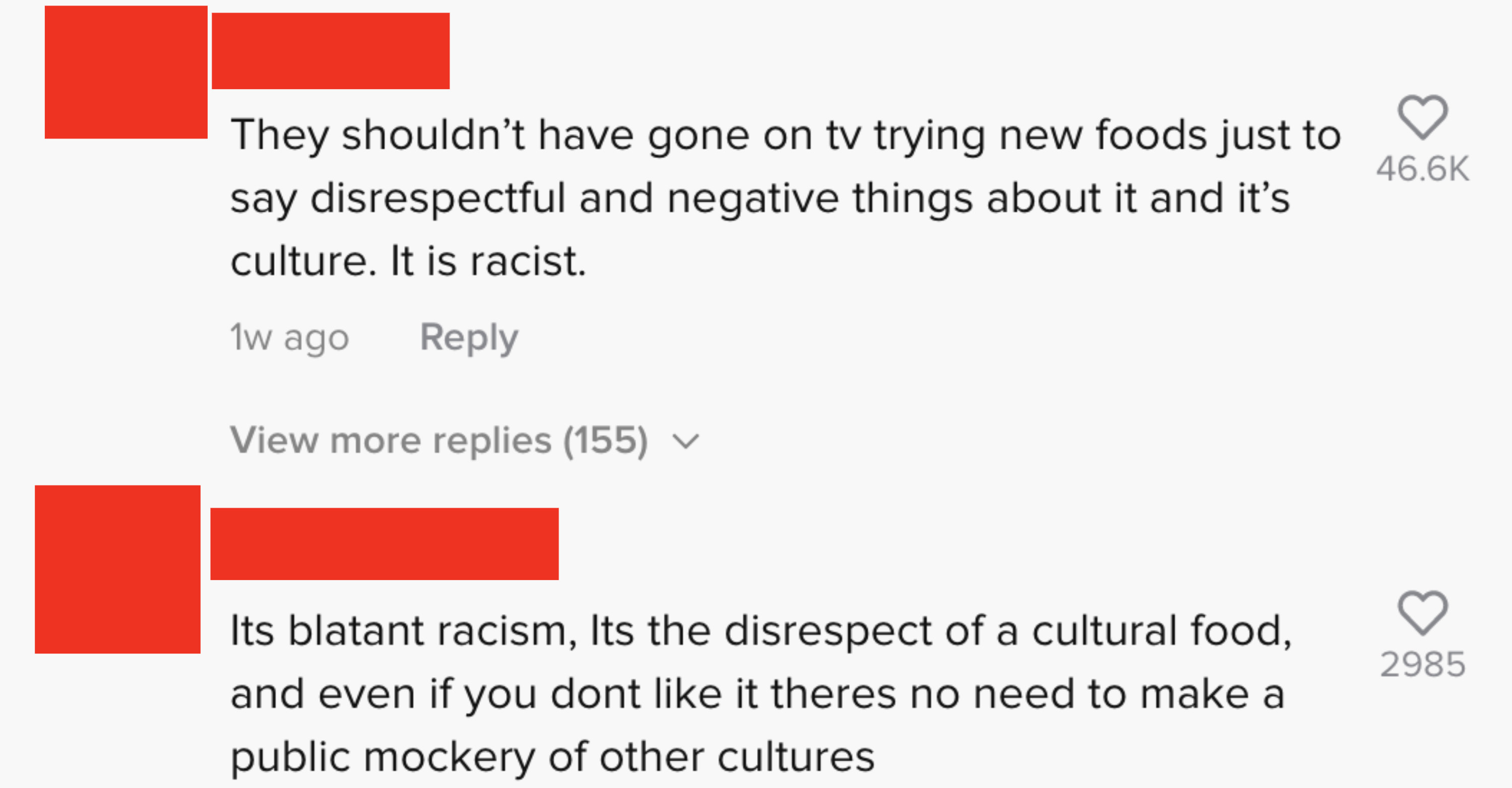 It&#x27;s blatant racism. It&#x27;s the disrespect of a cultural food