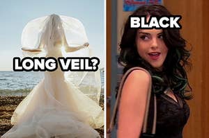 long veil? black hair