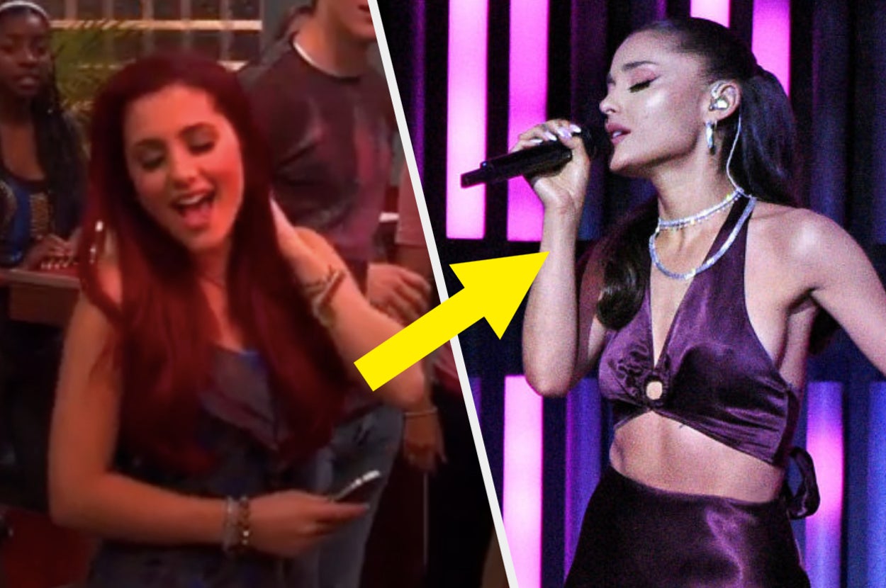 Ariana Grande then vs now