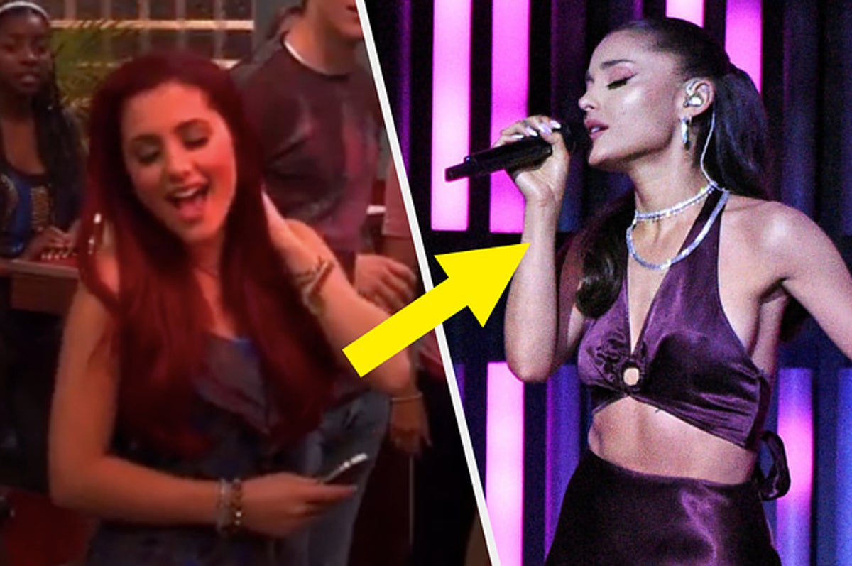 Ariana Grande Iconic Cat Moment On Victorious