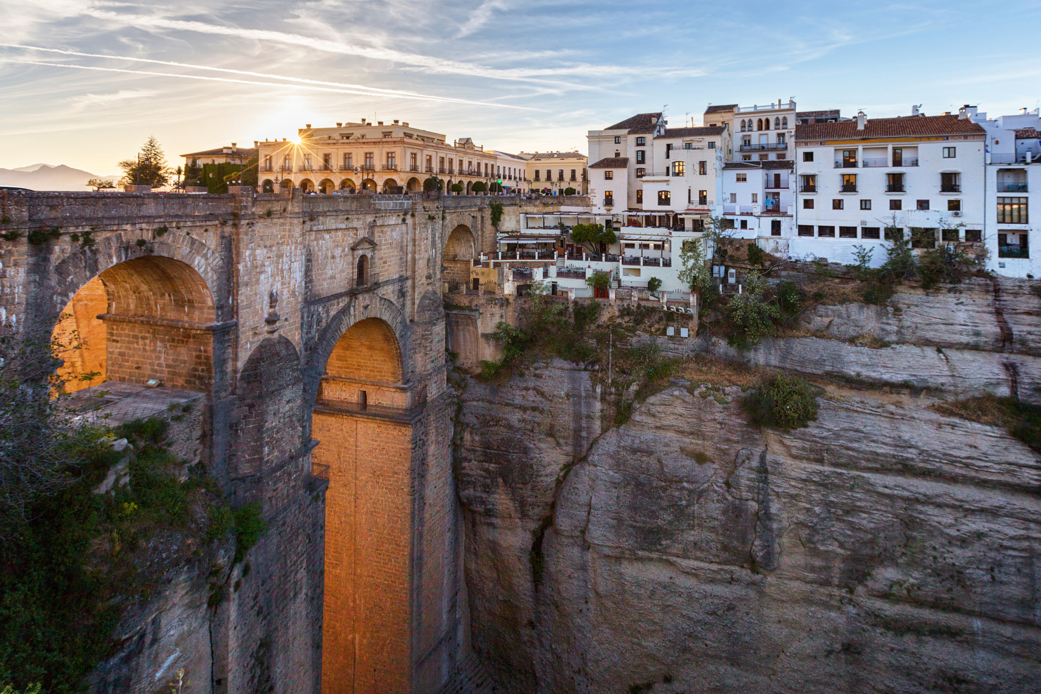 The famous bridge in Ronda, Spain.