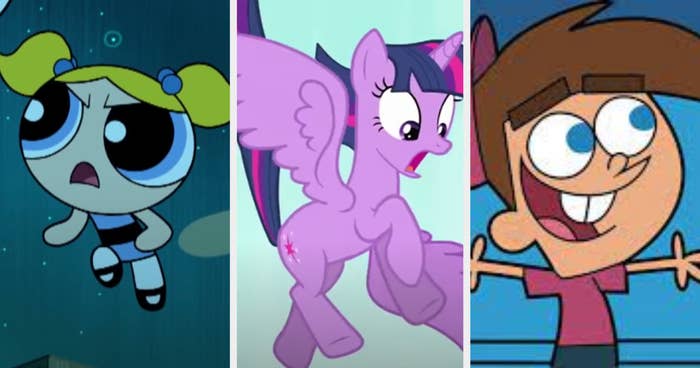 Bubbles, Twilight Sparkle, and Timmy Turner