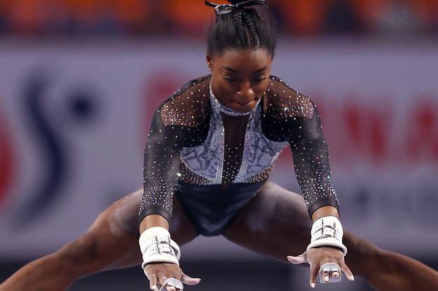 Simone Biles Wore The G.O.A.T Leotard To 'Hit Back' At ...