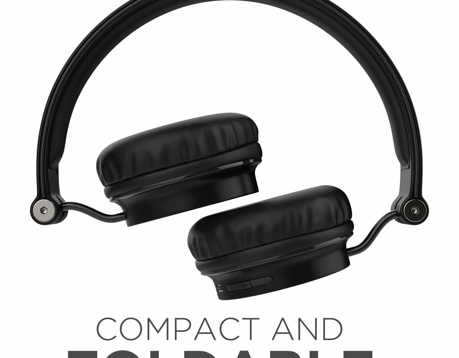 A pair Boat Rockerz400 headphones in black.