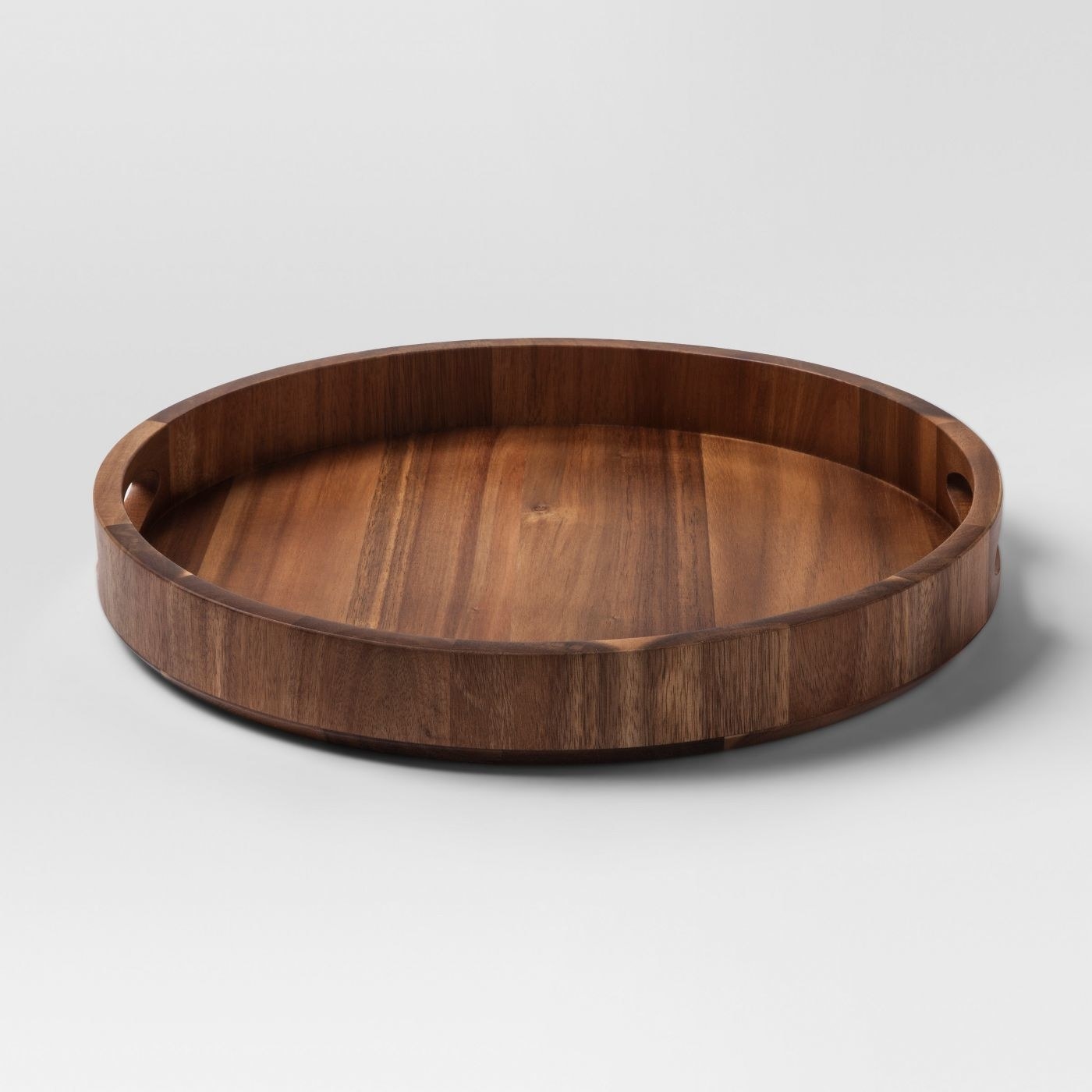 the wooden tray