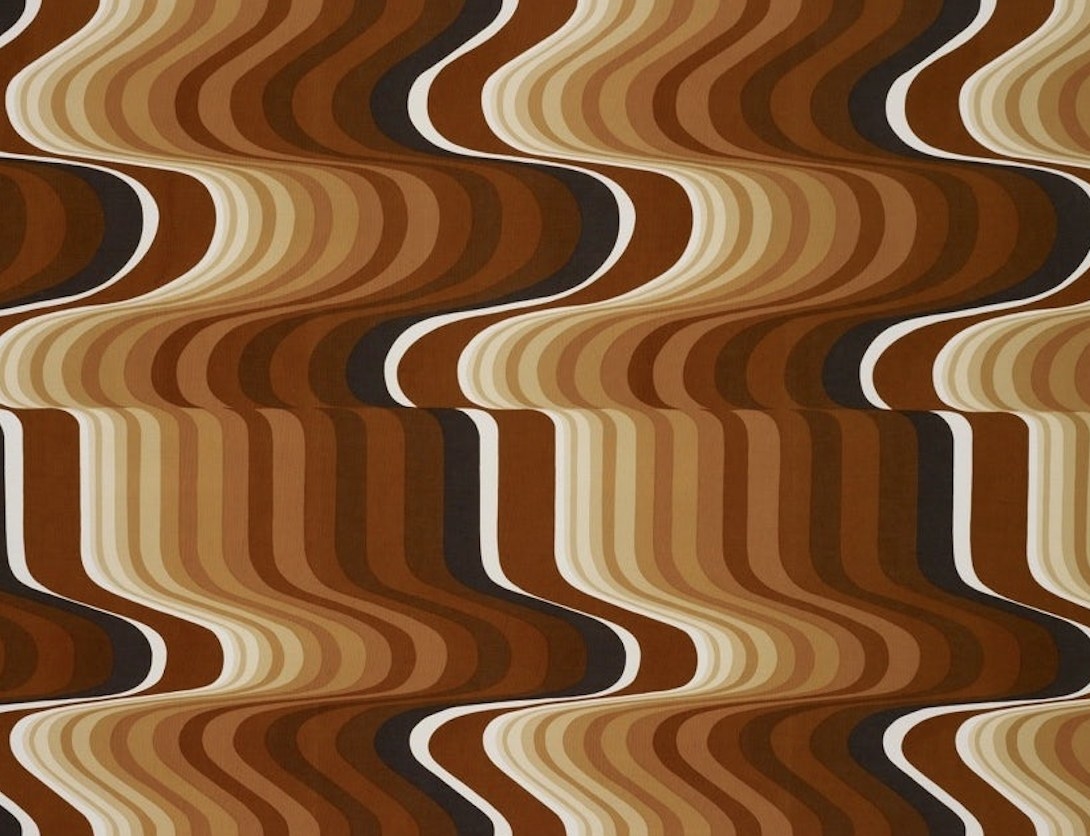 Swirls of brown.