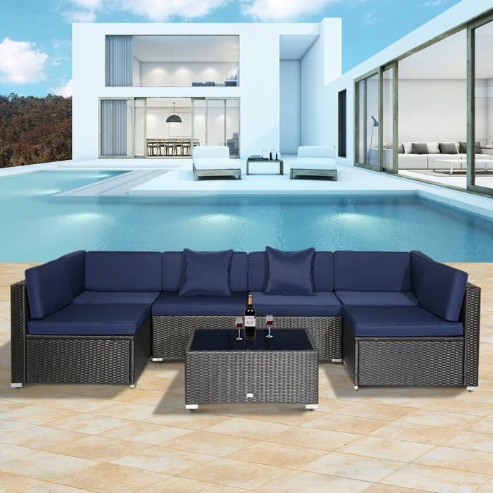 The water-resistant outdoor sectional