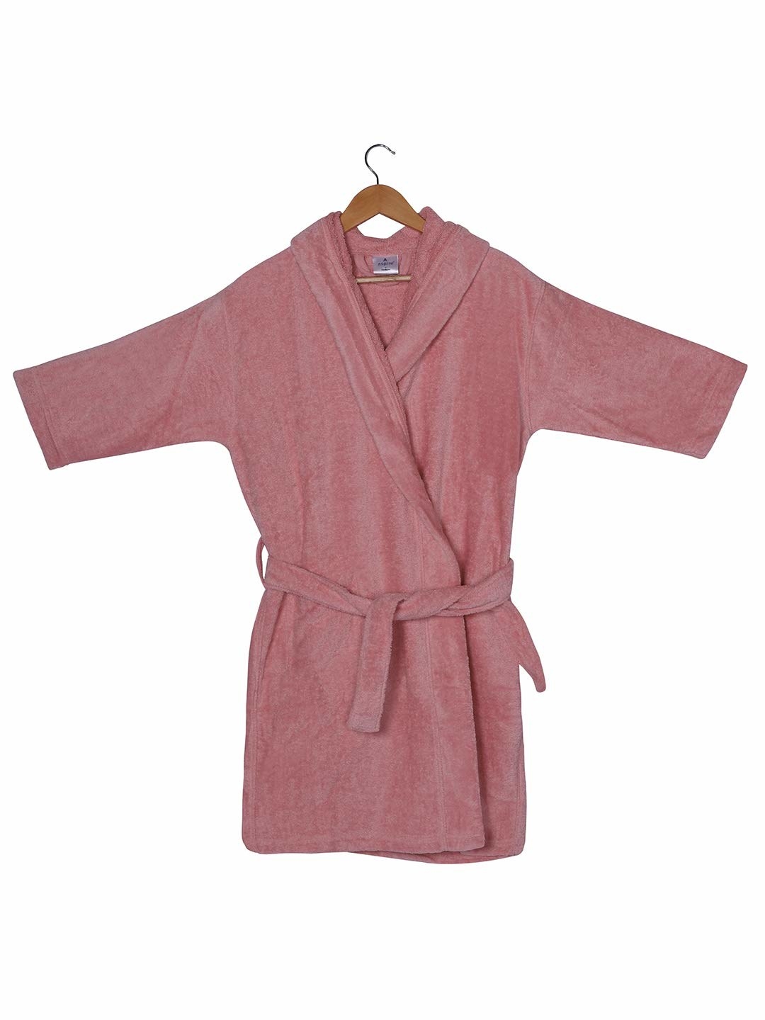 Rose Pink knee length bathrobe