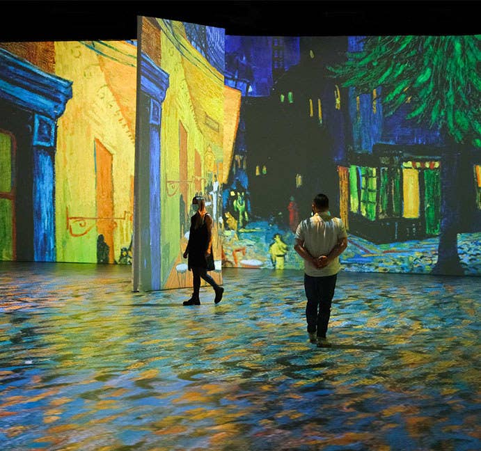 Beyond Van Gogh immersive art exhibit