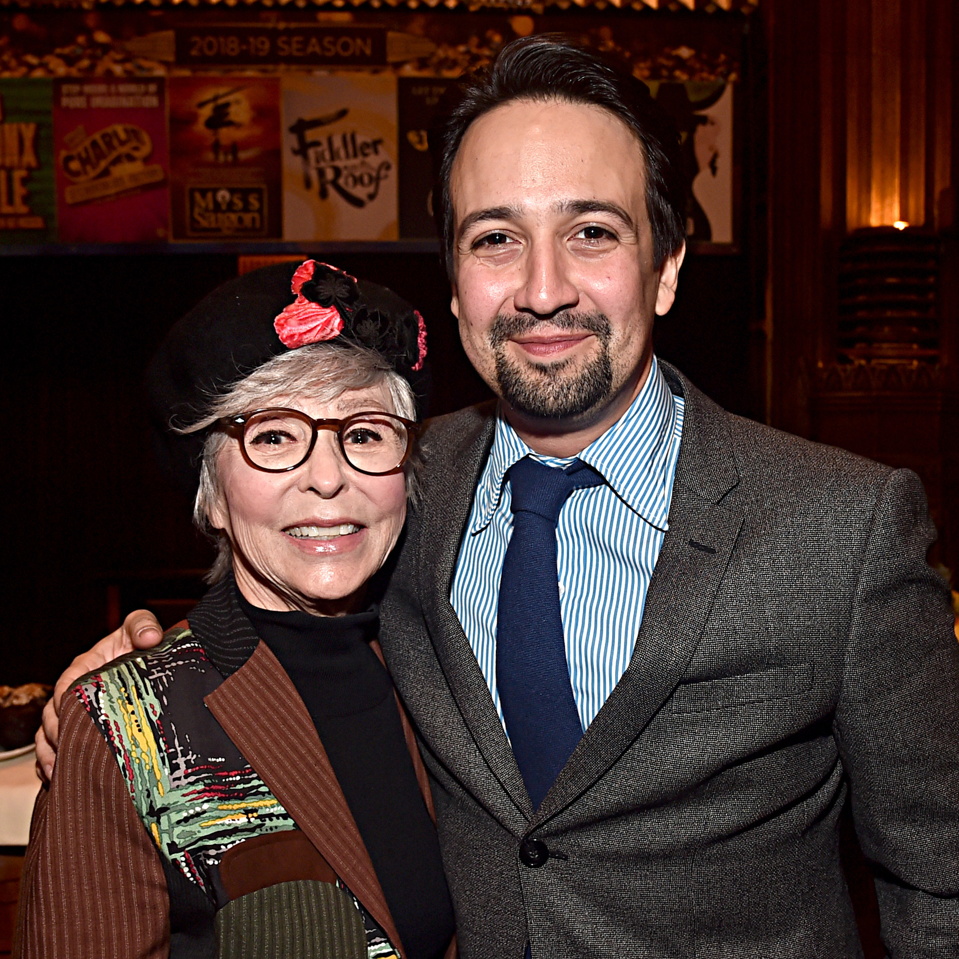 Rita Moreno  and Lin-Manuel Miranda attend the ceremony honoring Lin-Manuel Miranda with a Star on the Hollywood Walk of Fame on November 30, 2018 in Hollywood, California