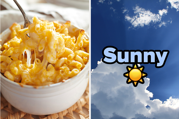 Build A Bowl Of Mac 'N' Cheese To Reveal What Type Of Weather You Are