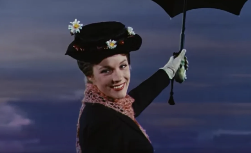 Julie Andrews as Mary Poppins