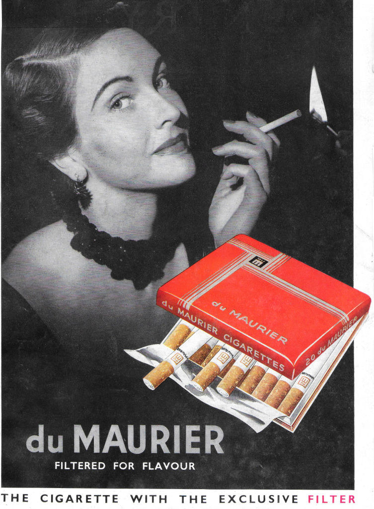 Cigarette ad