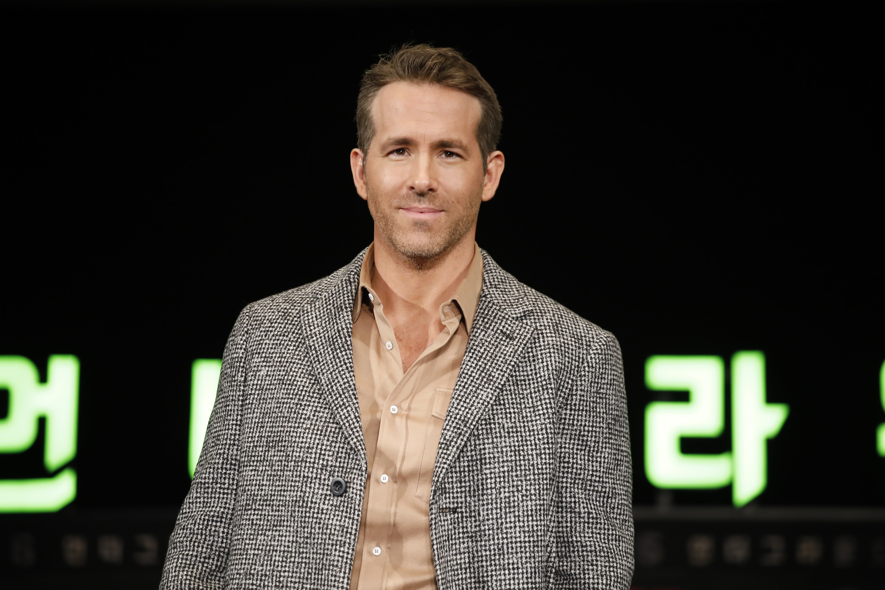 Ryan Reynolds attends the press conference for the world premiere of Netflix&#x27;s &#x27;6 Underground&#x27; at Four Seasons Hotel on December 02, 2019 in Seoul, South Korea