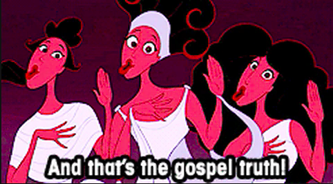 The Muses from &quot;Hercules&quot; singing &quot;The Gospel Truth&quot;