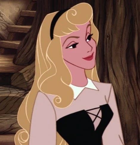 Aurora smiles a smug smile