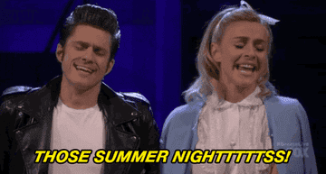grease live singers singing those summer nights