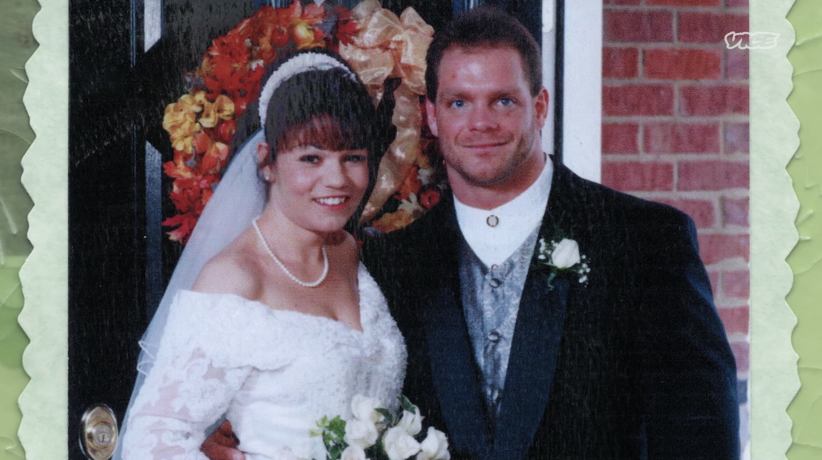 Chris and Nancy Benoit at their wedding