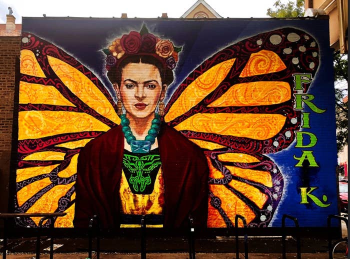 Mural of Frida Kahlo