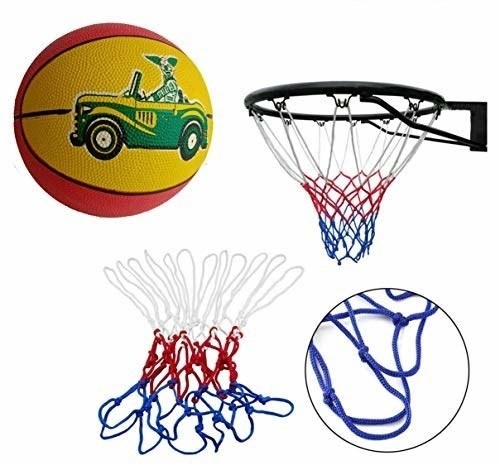 The net and a basketball