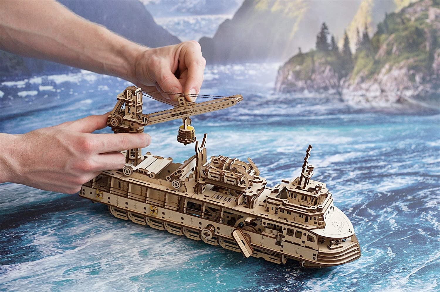 A 3D ship model puzzle