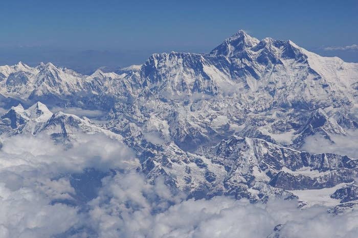 Mount Everest from a distance