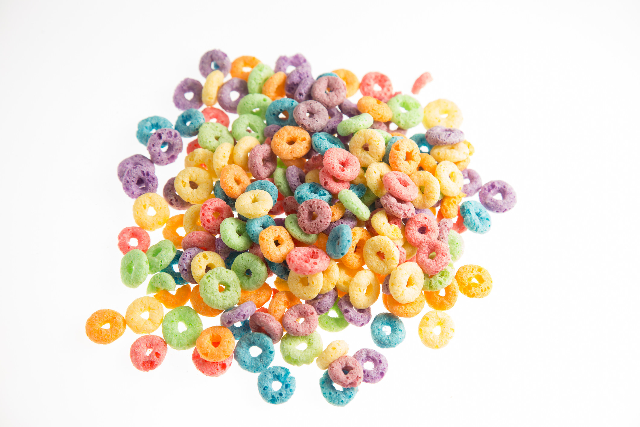 A pile of Froot Loops