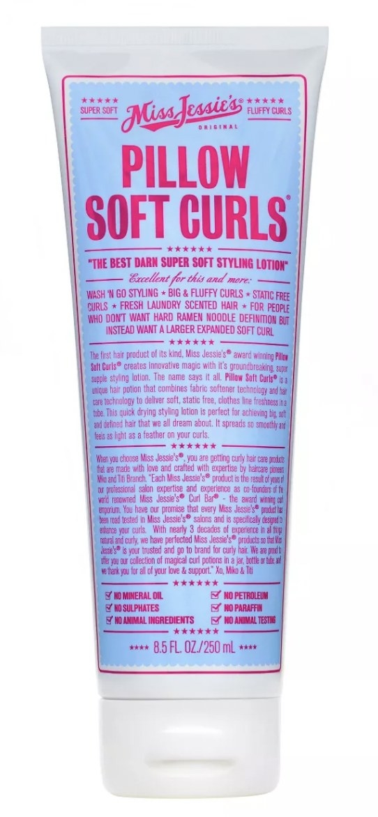the packaging of the product with blue and pink text on the tube