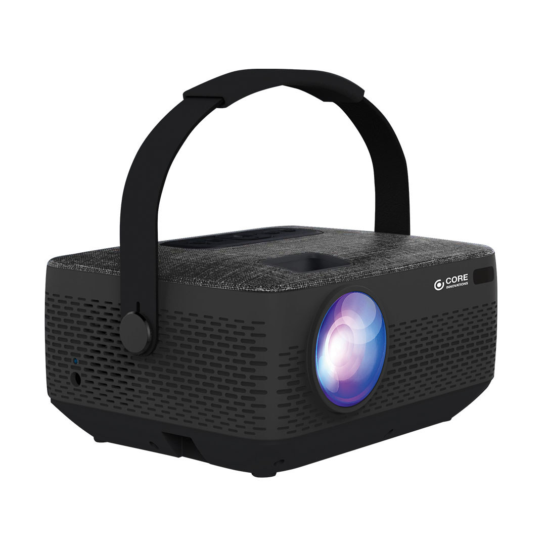 the core innovations portable projector with handle