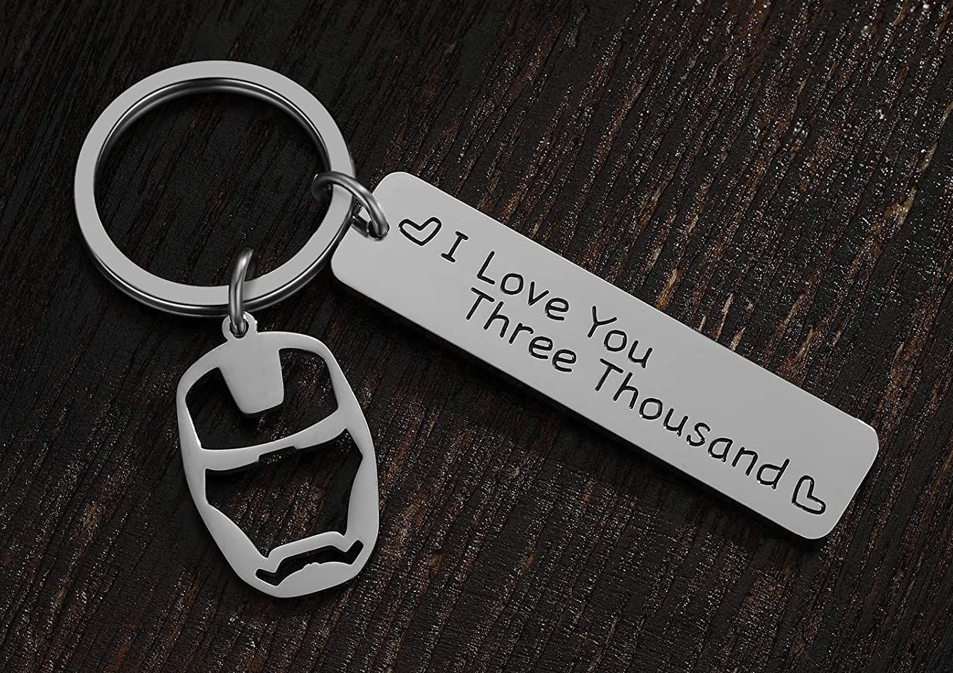 The silver keychain