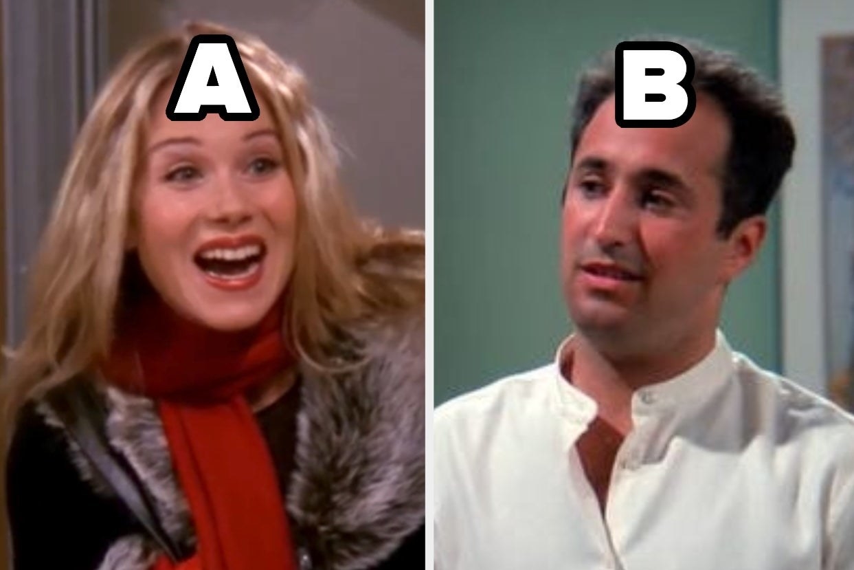 &quot;Friends&quot; characters with the letters A and B 