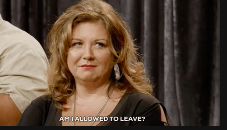 Abby Lee Miller asking &quot;Am I allowed to leave&quot;