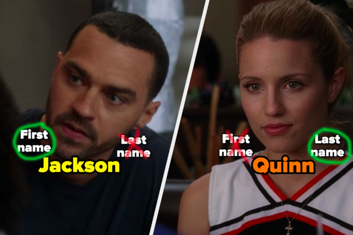 A side by side photo of Jackson Avery from &quot;Grey&#x27;s Anatomy&quot; and Quinn Fabray from &quot;Glee&quot; 