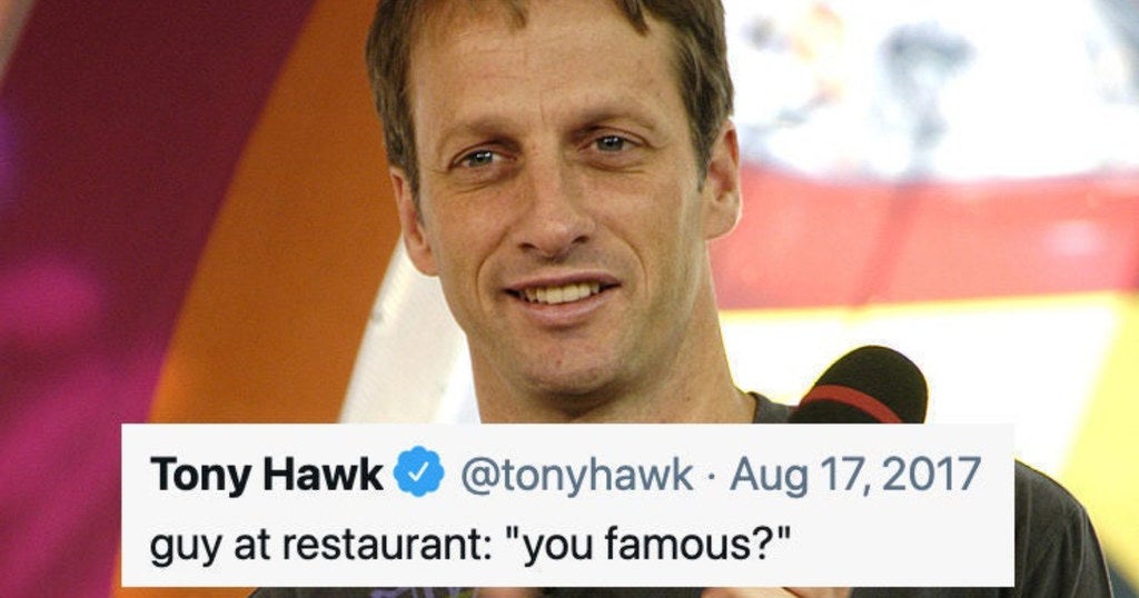 Tony Hawk Tweeting His Hilarious And Awkward Interactions