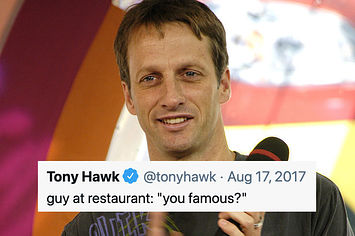 tony hawk with a you famous tweet