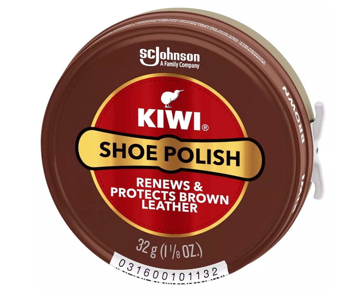 Kiwi brown leather shoe polish