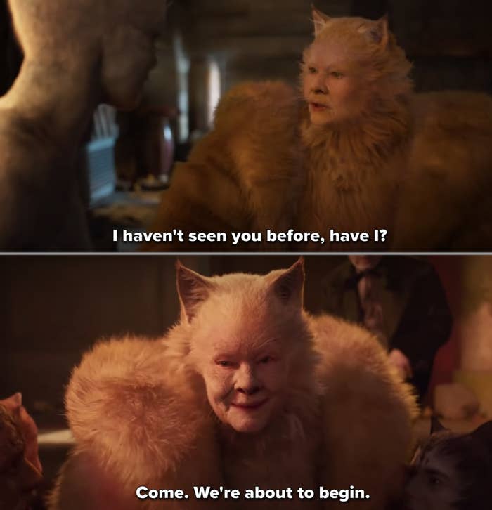 Judi Dench as a cat in &quot;Cats&quot;